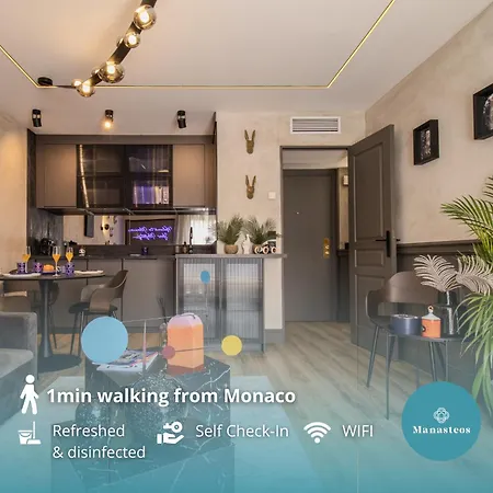 Appartement Frontiere Monaco - Hypercentre - Bx à Beausoleil Extérieur photo